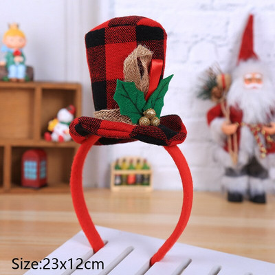Božićna traka za glavu Drvo Djed Božićnjak Elkovi rogovi Dodaci za kosu za djevojčice Pokrivala za glavu Ukrasi od sobova Elkove uši Božićni ukrasi