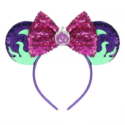 Bentite cu urechi de șoricel Bentita de Crăciun pentru fete, cu paiete, pentru copii, pentru Halloween, pentru cap, accesorii pentru păr, Cadouri pentru petrecere, cosplay