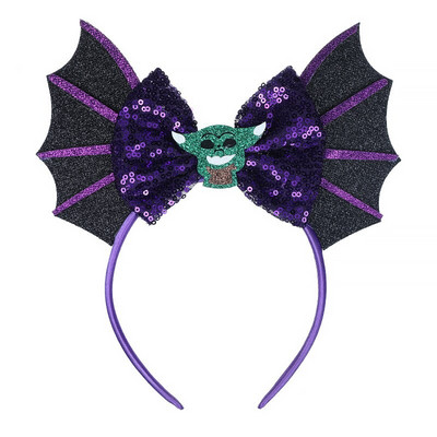 Bentite cu urechi de șoricel Bentita de Crăciun pentru fete, cu paiete, pentru copii, pentru Halloween, pentru cap, accesorii pentru păr, Cadouri pentru petrecere, cosplay