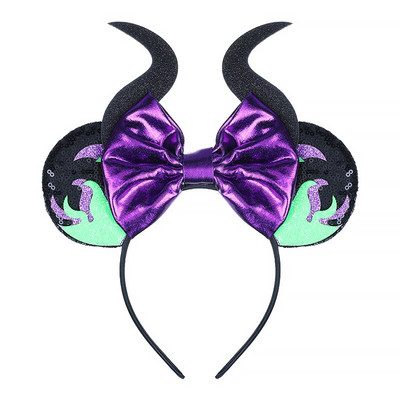 Bentite cu urechi de șoricel Bentita de Crăciun pentru fete, cu paiete, pentru copii, pentru Halloween, pentru cap, accesorii pentru păr, Cadouri pentru petrecere, cosplay