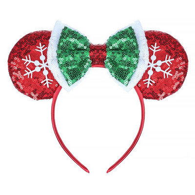 Bentite cu urechi de șoricel Bentita de Crăciun pentru fete, cu paiete, pentru copii, pentru Halloween, pentru cap, accesorii pentru păr, Cadouri pentru petrecere, cosplay