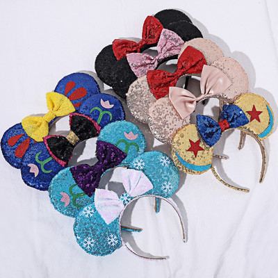 Μοντέρνο 2022 Mouse Ears Headband για γυναίκες Κλασικό 5`` Dot Bow Hairband για κορίτσια Hot Sales Festival Αξεσουάρ μαλλιών ταξιδιού