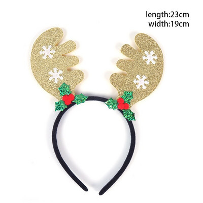 Božićna traka za glavu Sob Božićno drvce Pokrivalo za glavu Traka za kosu Dekoracije Dječji božićni kostim Zabava Nova godina Navidad 2020. dar
