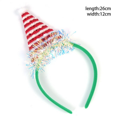 Božićna traka za glavu Sob Božićno drvce Pokrivalo za glavu Traka za kosu Dekoracije Dječji božićni kostim Zabava Nova godina Navidad 2020. dar