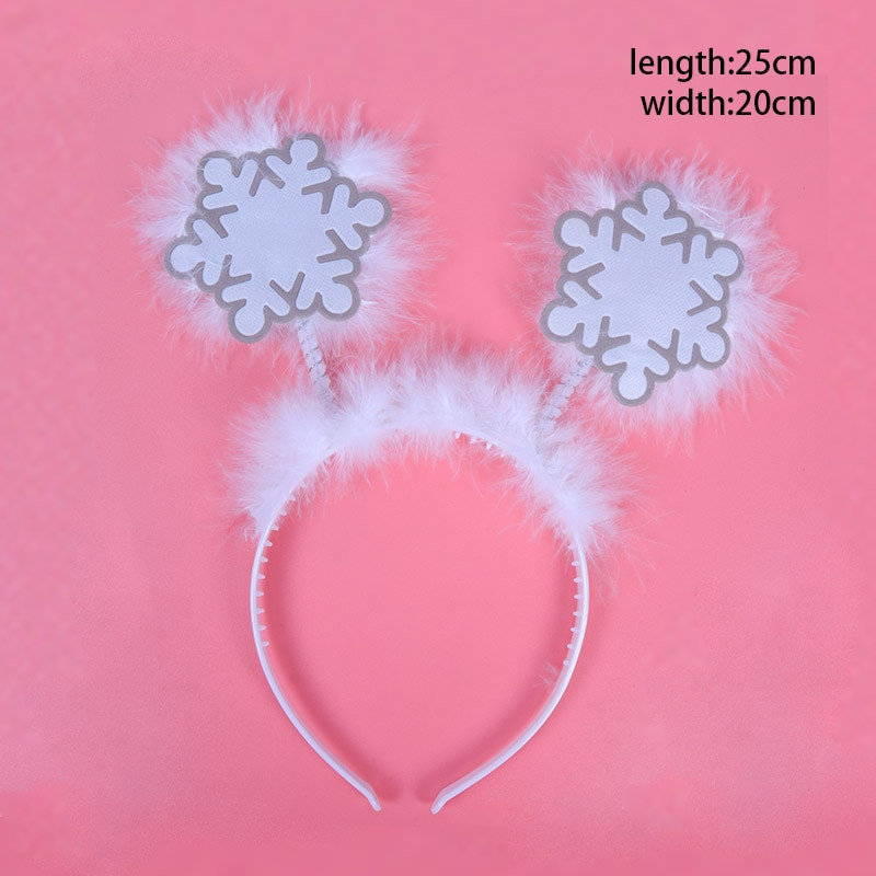 Božićna traka za glavu Sob Božićno drvce Pokrivalo za glavu Traka za kosu Dekoracije Dječji božićni kostim Zabava Nova godina Navidad 2020. dar