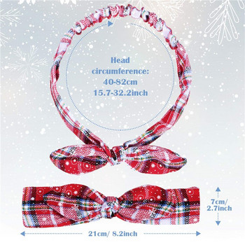 Χριστουγεννιάτικα στολίδια 2023 Snowflake Grid Headband Χριστουγεννιάτικη γιρλάντα Χριστουγεννιάτικο πρωτοχρονιάτικο δώρο για κορίτσια Στολίδια Navidad Decor