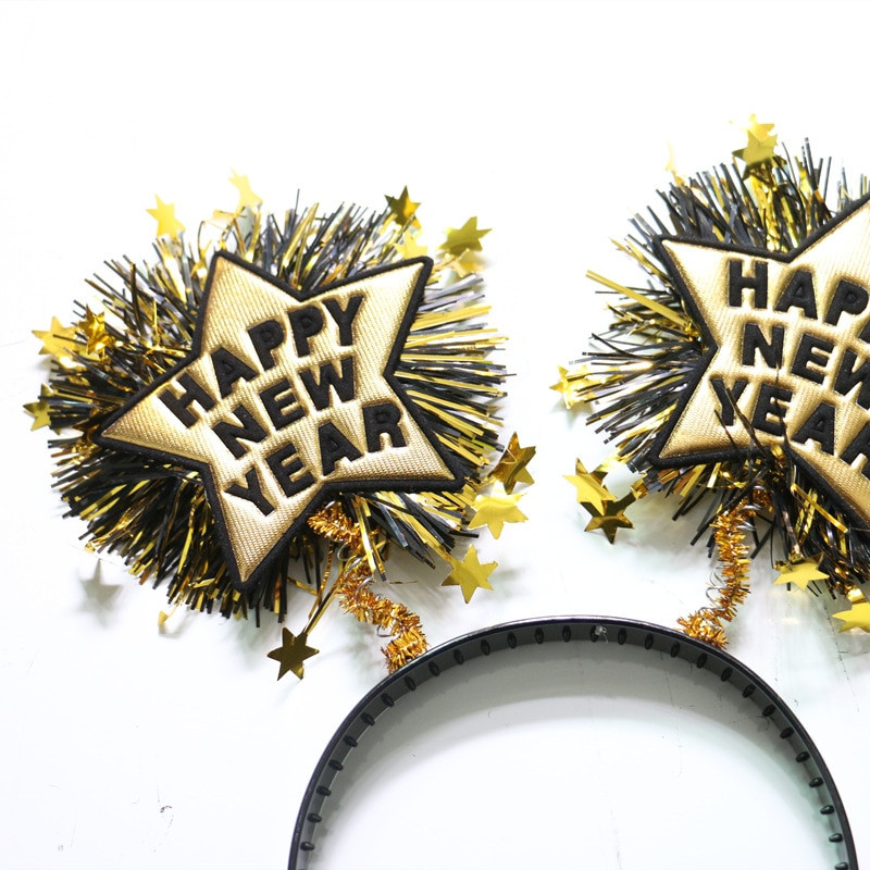 Κορδέλα κεφαλής με πέντε μύτες Παιδική Πρωτοχρονιάτικη Δώρα Δώρα Διακόσμηση πάρτι για τα μαλλιά 2022 Καλά Χριστουγεννιάτικη διακόσμηση