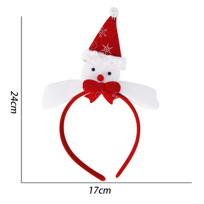 Božićna traka za glavu Djed Božićnjak Elk Božićni snjegović Pokrivalo za kosu Obruč za kosu Djeca Odrasli favoriziraju božićne ukrase za dom 2023. Navidad