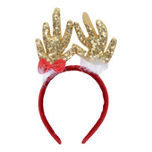 Frumoase fete femei Crăciun pânză bandă pălărie rochie pălărie coarne de ren decorare petrecere de Crăciun copii adulți la modă