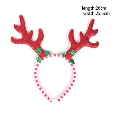 Bentite de Crăciun Pom de Crăciun Corn de ren Bentita de păr Petrecere de Crăciun Cercetă de păr pentru copii 2022 Ochelari de Crăciun Recuzită pentru cabina foto