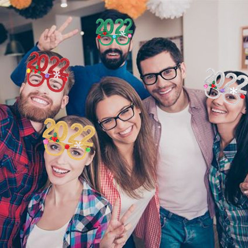 Bentite de Crăciun Pom de Crăciun Corn de ren Bentita de păr Petrecere de Crăciun Cercetă de păr pentru copii 2022 Ochelari de Crăciun Recuzită pentru cabina foto