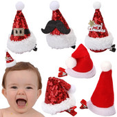 Decoratiuni de Craciun 2022 navidad Crăciun Fericit ac de păr Accesorii de păr fete pălărie de Crăciun pungi cadou 2022 Cadou de Revelion