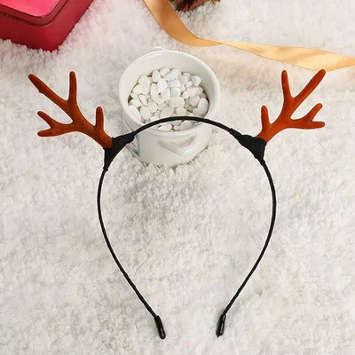 1PC Party Traka za glavu Elk Mačje uho Dodaci za kosu Jelenji rog Božićni rekviziti za fotografije Djeca Odrasli Novogodišnji dekor