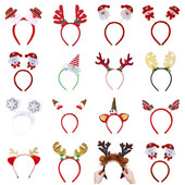 Χριστουγεννιάτικες κορδέλες για τα μαλλιά Santa Tree Elk Χριστουγεννιάτικα Διακοσμητικά κεφαλής 2022 Πρωτοχρονιάτικο χριστουγεννιάτικο πάρτι Navidad Παιδική διακόσμηση Δώρο