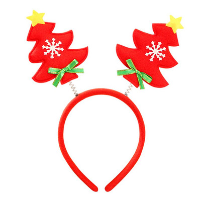 Χριστουγεννιάτικες κορδέλες για τα μαλλιά Santa Tree Elk Χριστουγεννιάτικα Διακοσμητικά κεφαλής 2022 Πρωτοχρονιάτικο χριστουγεννιάτικο πάρτι Navidad Παιδική διακόσμηση Δώρο