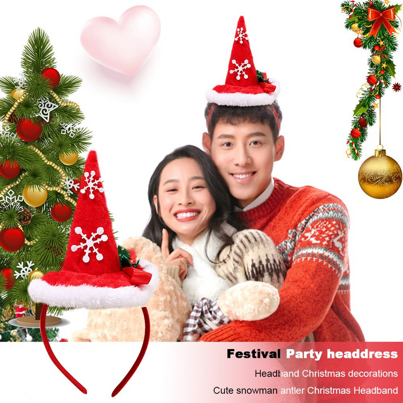 Χριστουγεννιάτικες κορδέλες για τα μαλλιά Santa Tree Elk Χριστουγεννιάτικα Διακοσμητικά κεφαλής 2022 Πρωτοχρονιάτικο χριστουγεννιάτικο πάρτι Navidad Παιδική διακόσμηση Δώρο