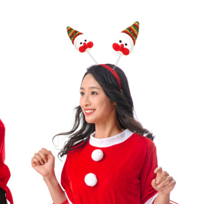 Χριστουγεννιάτικες κορδέλες για τα μαλλιά Santa Tree Elk Χριστουγεννιάτικα Διακοσμητικά κεφαλής 2022 Πρωτοχρονιάτικο χριστουγεννιάτικο πάρτι Navidad Παιδική διακόσμηση Δώρο