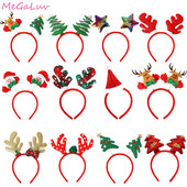 Χριστουγεννιάτικες κορδέλες Παιδικά Κερατάκια Santa Elk Baby Headband για Παιδιά Ενήλικες Diadem Elf Ears Horns Navidad Δώρα Αξεσουάρ μαλλιών