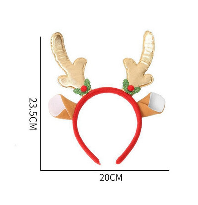 Sretan Božić Djevojke Štipalice za kosu Elk Božićno drvce Zvijezde Djed Mraz Ukosnica Božićna kapa Dodaci za kosu Dječja traka za kosu Špica