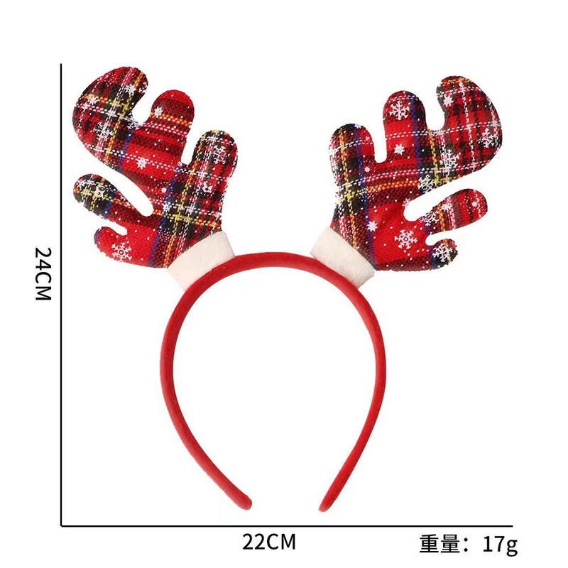 Set de 3 bucăți de bentite de Crăciun și rame de ochelari Design asortat pentru Crăciun Rechizite pentru petreceri de Crăciun Decorare favoruri de petrecere