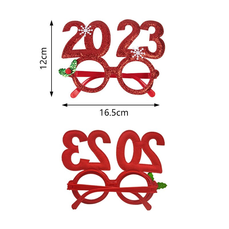 Božićne naočale traka za glavu Božićno drvce Sob Božićni ukrasi za zabavu 2022. Božićni dječji darovi Navidad Nova godina 2023. Rekviziti za fotografije