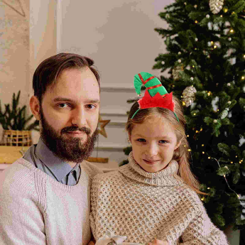 Päkapiku jõulumüts Peapael Kõrvad Jõulupeorõngad Juuksed Juuksepael Dekoratsioonid Led Head Helendavad peakatted Peakatted Mütsikud Peakate