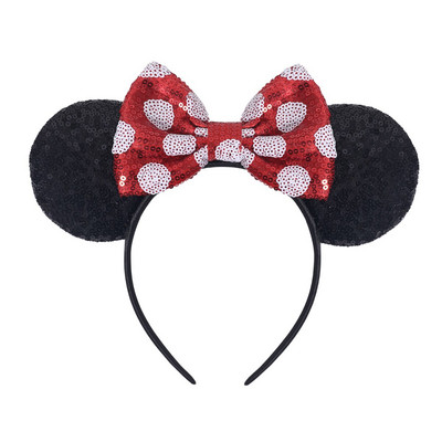 2022 m. Populiarus pelės ausų galvos apdangalas blizgučiai, plaukų lankeliai, moterų festivalio veikėjas.