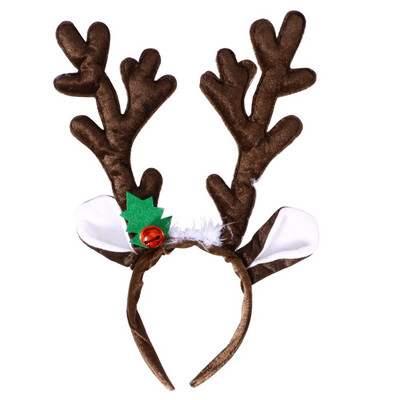 Bandă pentru cap Ren Crăciun Antler Antlers Căprior Păr pentru copii Costum Cerc Piese pentru cap Urechi Bentite pentru femeie Accesorii pentru cap