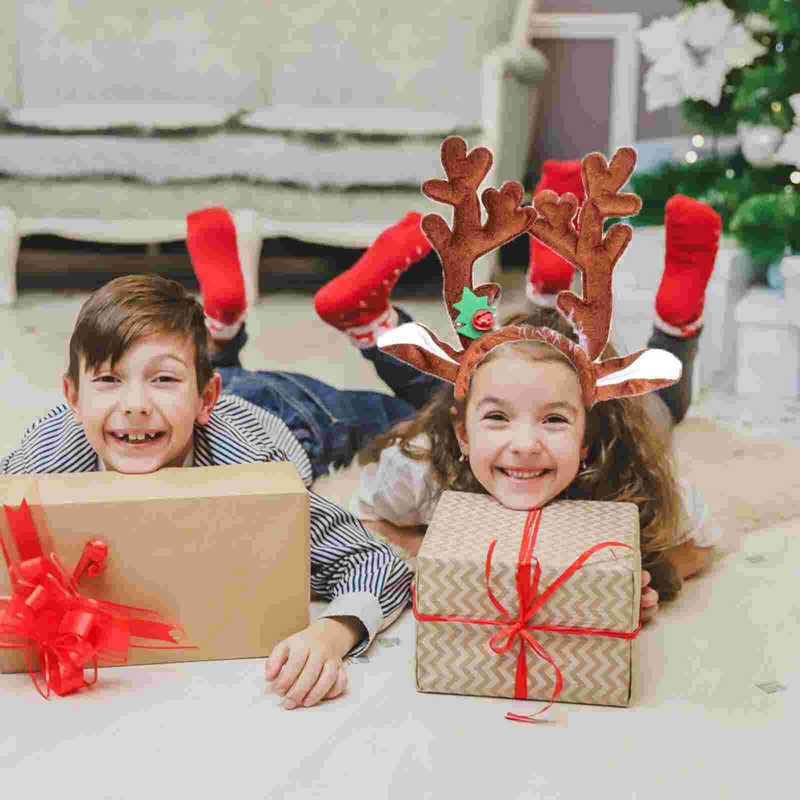 Bandă pentru cap Ren Crăciun Antler Antlers Căprior Păr pentru copii Costum Cerc Piese pentru cap Urechi Bentite pentru femeie Accesorii pentru cap