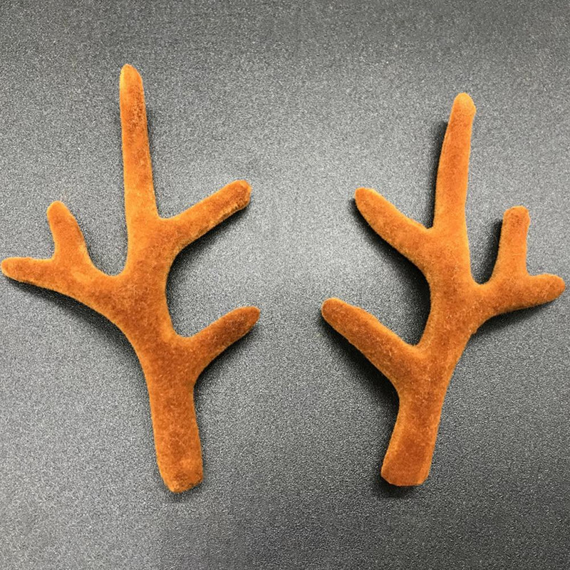 1 pāris Ragu galvassegas Galvassegas Barakas mākslīgās Sika Briežu ragi DIY Ziemassvētku rotājumi Fotogrāfijas Rekvizīti navidad