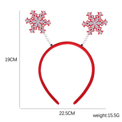 Χριστουγεννιάτικο στεφάνι τρίχας άλκος κέρατο καπέλο ξωτικού Άγιος Βασίλης Χριστουγεννιάτικη κεφαλή χιονάνθρωπος Καλά Χριστούγεννα Διακόσμηση σπιτιού Παιδική μπομπονιέρα ενηλίκων