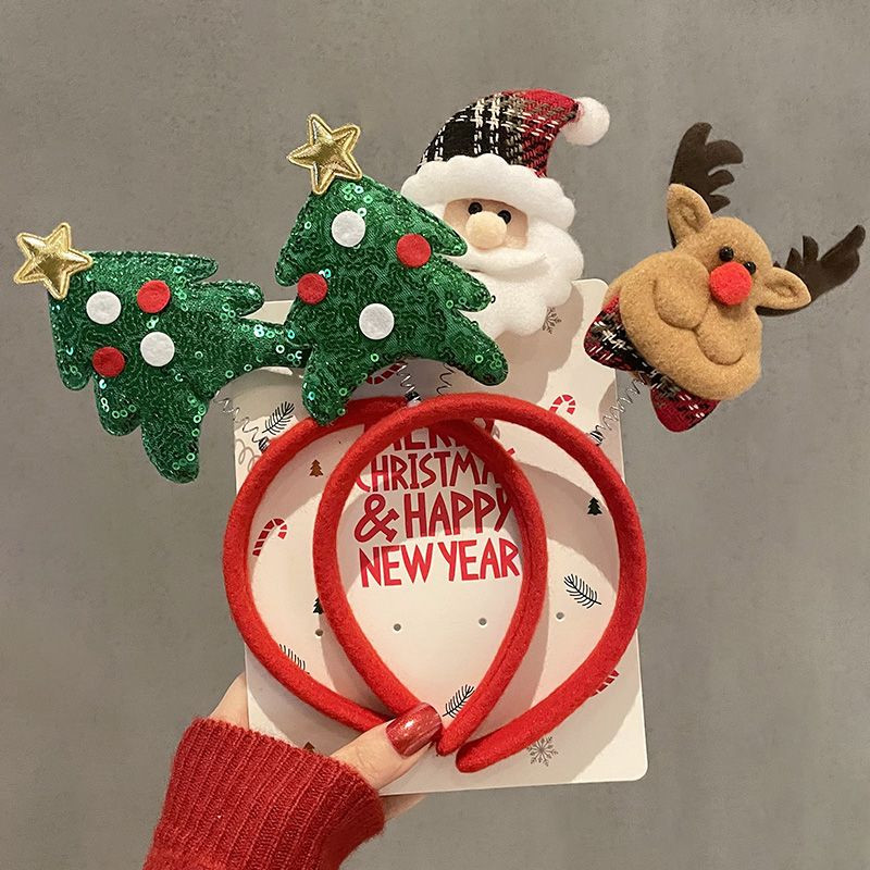 Χριστουγεννιάτικο Sen Deer Horn Hair Band Γυναικεία Αϊ Βασίλης Hair Band Headwear Φόρεμα γιορτινή Headband Hair Band Headwear