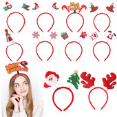 Bentite de Crăciun Pom de Moș Crăciun Elan Antlers Bandă pentru copii Adulti Crăciun pentru cap Ornamente de ren Decor de Crăciun Cadouri pentru petrecere