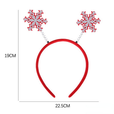 Bentite de Crăciun Pom de Moș Crăciun Elan Antlers Bandă pentru copii Adulti Crăciun pentru cap Ornamente de ren Decor de Crăciun Cadouri pentru petrecere