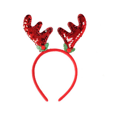 Bentite de Crăciun Pom de Moș Crăciun Elan Antlers Bandă pentru copii Adulti Crăciun pentru cap Ornamente de ren Decor de Crăciun Cadouri pentru petrecere