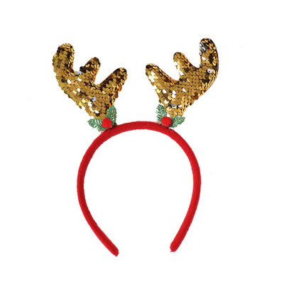 Bentite de Crăciun Pom de Moș Crăciun Elan Antlers Bandă pentru copii Adulti Crăciun pentru cap Ornamente de ren Decor de Crăciun Cadouri pentru petrecere