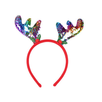 Bentite de Crăciun Pom de Moș Crăciun Elan Antlers Bandă pentru copii Adulti Crăciun pentru cap Ornamente de ren Decor de Crăciun Cadouri pentru petrecere