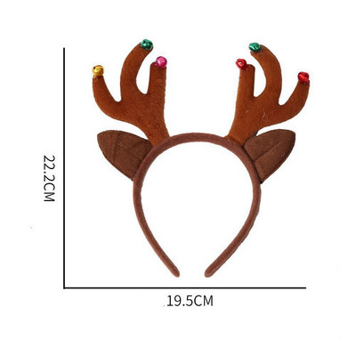 Bentite de Crăciun Pom de Moș Crăciun Elan Antlers Bandă pentru copii Adulti Crăciun pentru cap Ornamente de ren Decor de Crăciun Cadouri pentru petrecere