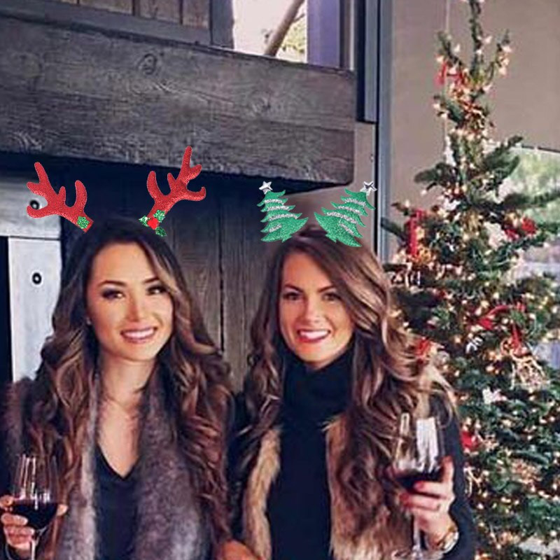 Božićne trake za glavu Djed Božićnjak Drvo Jelka Traka za kosu Božićni ukrasi 2023. Nova godina Naočale Božićna pokrivala za glavu Noel Pokloni za zabavu Poklon za djecu