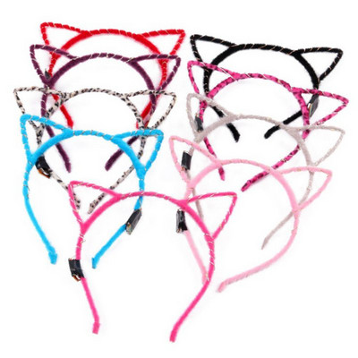 1 τμχ Λαμπερά κορίτσια Αγόρια Φιόγκος Αυτιά γάτας Αξεσουάρ για μωρά μαλλιά Γυναικεία κορδέλα για παιδιά Χριστουγεννιάτικη χριστουγεννιάτικη λωρίδα μαλλιών Χρόνια πολλά Διακοσμητικά πάρτι