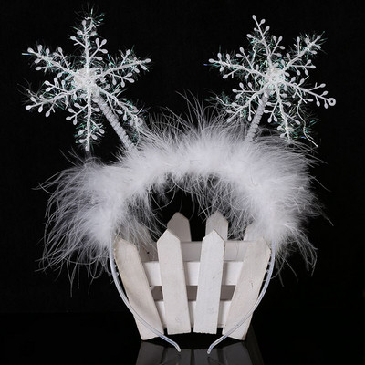 1 tk jõulupeapaelad peomänguasjad lumehelves päkapikk jalakübarad, kostüümid põhjapõdra jõuluvana peakatted festivalipuhkuseks