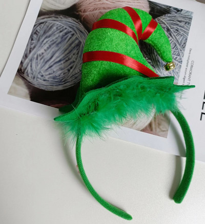 1 tk jõulupeapaelad peomänguasjad lumehelves päkapikk jalakübarad, kostüümid põhjapõdra jõuluvana peakatted festivalipuhkuseks