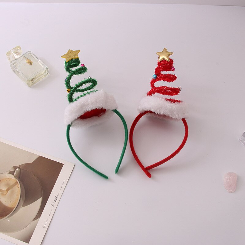 1 tk jõulupeapaelad peomänguasjad lumehelves päkapikk jalakübarad, kostüümid põhjapõdra jõuluvana peakatted festivalipuhkuseks