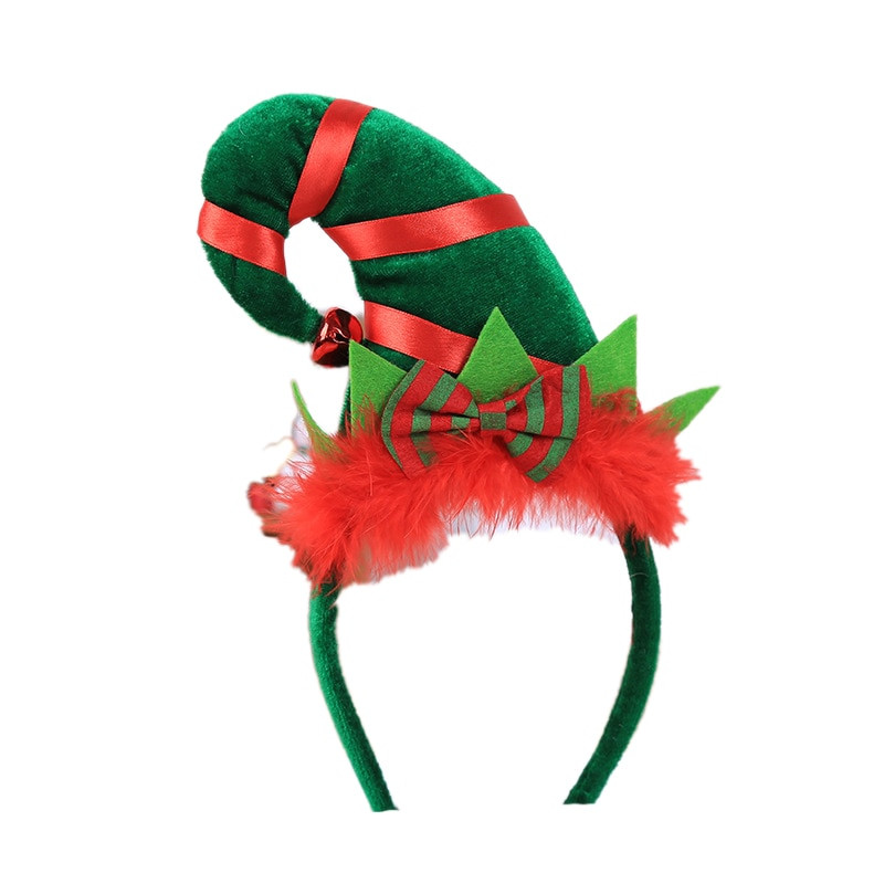 Creative Christmas Elf Headband Διακοσμητικά χριστουγεννιάτικα πάρτι Cosplay Διακοσμητικά καλύμματα κεφαλής