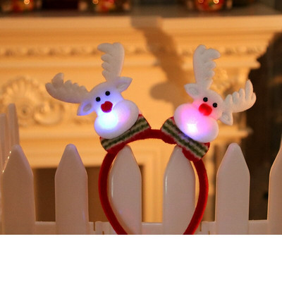 Jõuluvana LED-peapael Jõuluvana Põhjapõdra Lumememme Karu Peapael Uusaasta Jõulukaunistused Jõuluvana Peapael Uusaasta