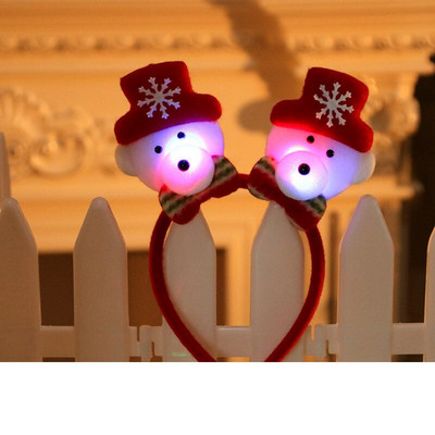 Jõuluvana LED-peapael Jõuluvana Põhjapõdra Lumememme Karu Peapael Uusaasta Jõulukaunistused Jõuluvana Peapael Uusaasta