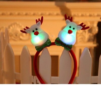 Jõuluvana LED-peapael Jõuluvana Põhjapõdra Lumememme Karu Peapael Uusaasta Jõulukaunistused Jõuluvana Peapael Uusaasta