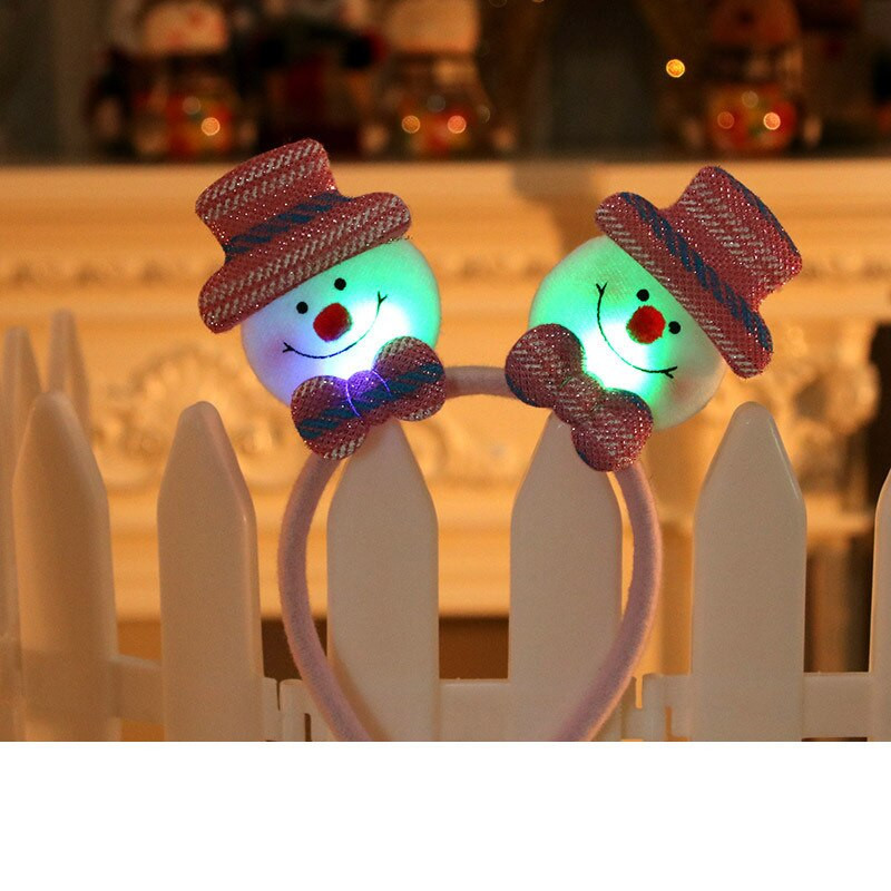 Jõuluvana LED-peapael Jõuluvana Põhjapõdra Lumememme Karu Peapael Uusaasta Jõulukaunistused Jõuluvana Peapael Uusaasta