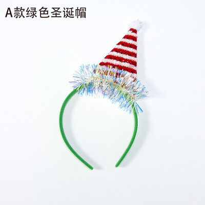 Crtani božićni rogovi traka za kosu krug slatka djevojka princeza trake za glavu Božićni dar novogodišnja dekoracija za dom navidad