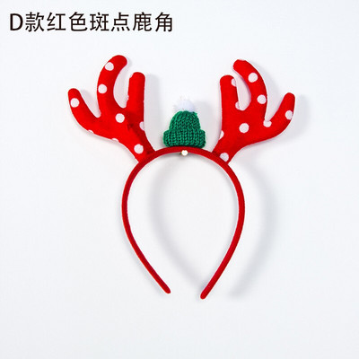 Crtani božićni rogovi traka za kosu krug slatka djevojka princeza trake za glavu Božićni dar novogodišnja dekoracija za dom navidad